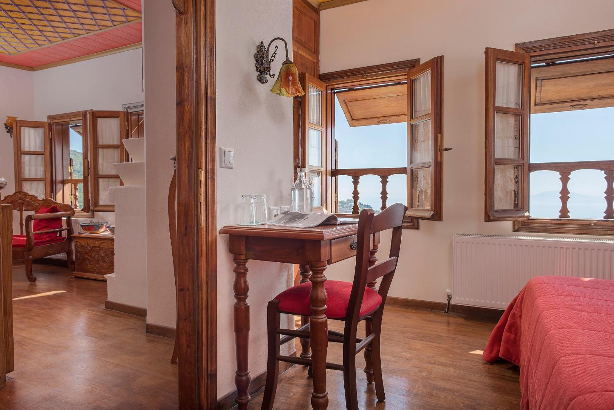 Archontiko Melanthi Hotell Makrinítsa Rum bild